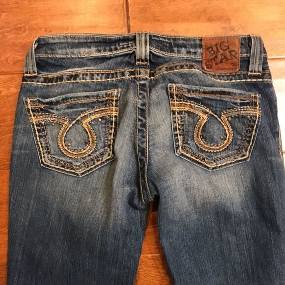 BigâStarâDistressed SkinnyâJeansâwithâContrastâStitching - Picture 10 of 16